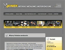 Tablet Screenshot of boniek.omedia.pl
