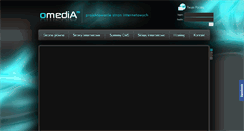 Desktop Screenshot of omedia.pl