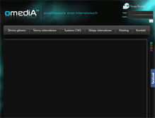 Tablet Screenshot of omedia.pl